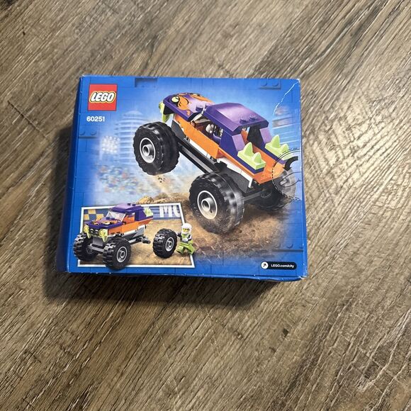 60251 Lego City MONSTER TRUCK New Retired Damaged Box - Picture 2 of 7